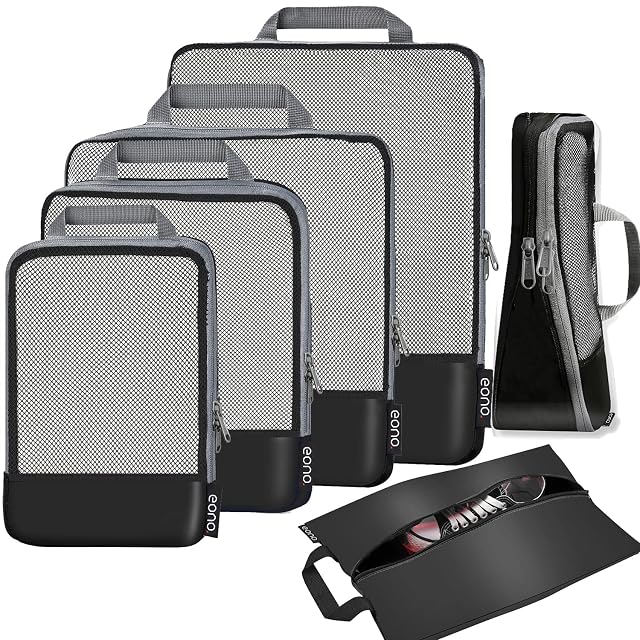 Lot de cubes de rangement compression Eono