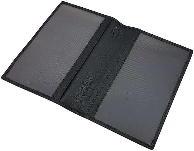 Porte-passeport en cuir avec blocage RFID